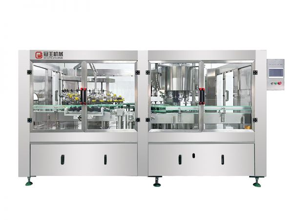 玻璃瓶果汁沖灌旋聯體機